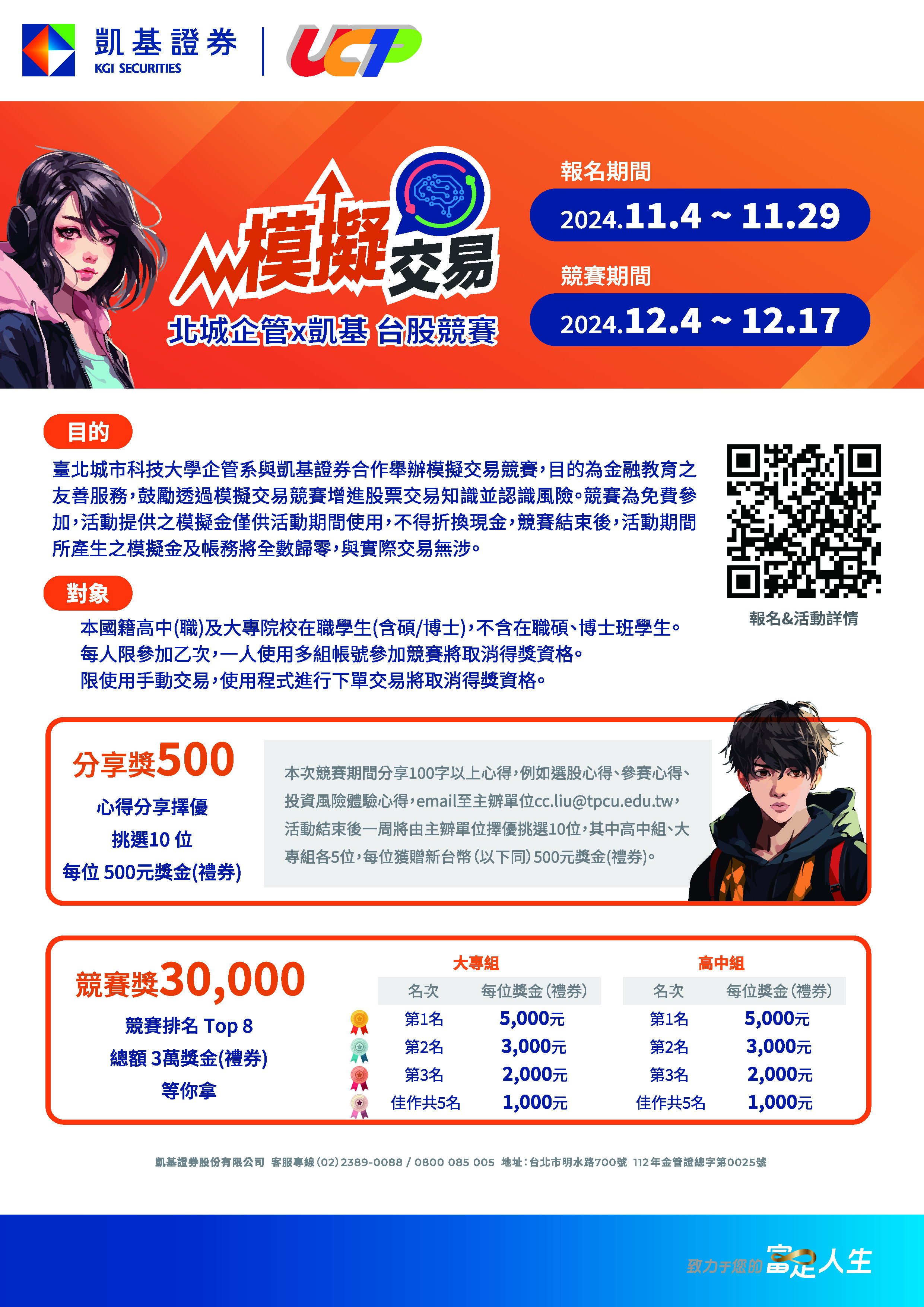 2024凱基證券∞北城企管全國股王股后爭霸賽